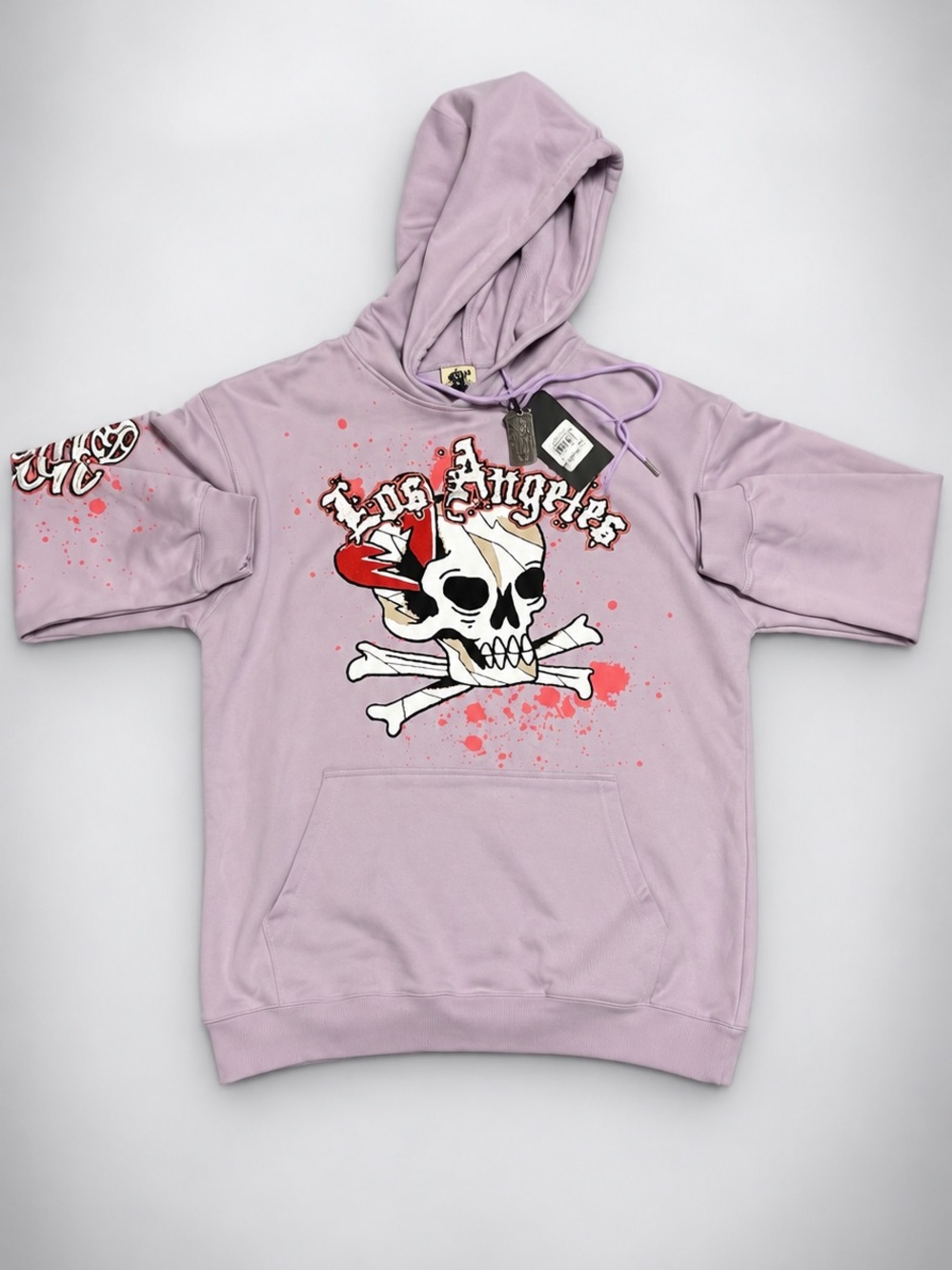 Immortal Heart Los Angeles Lavender Graphic Hoodie